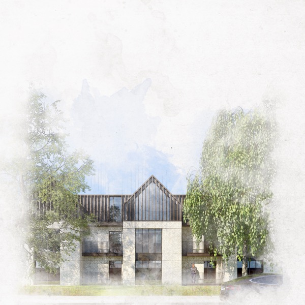 22 Illustrative view of redeveloped Fuller Street car park